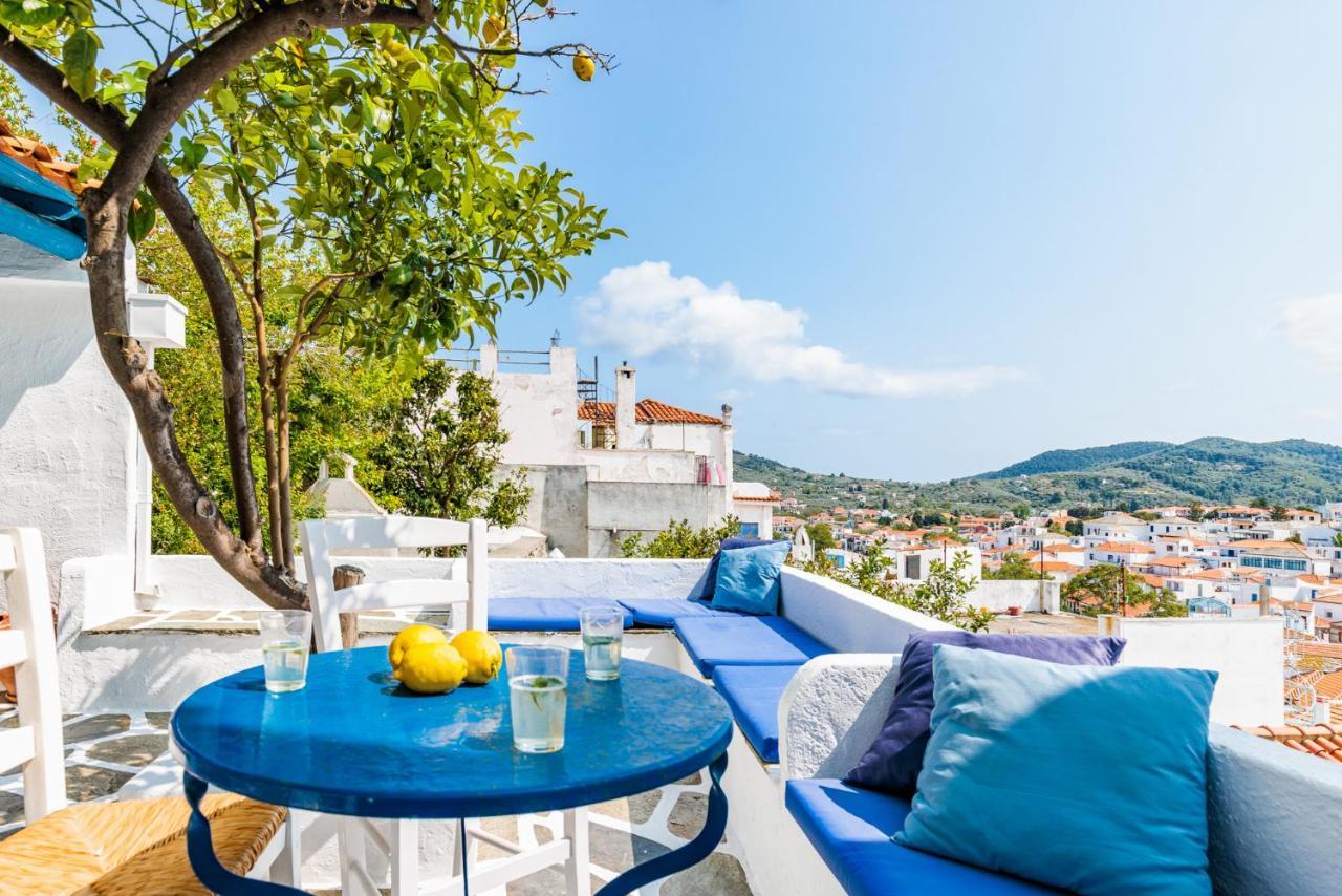 Villa The Lemon Tree House Città di Skopelos Esterno foto